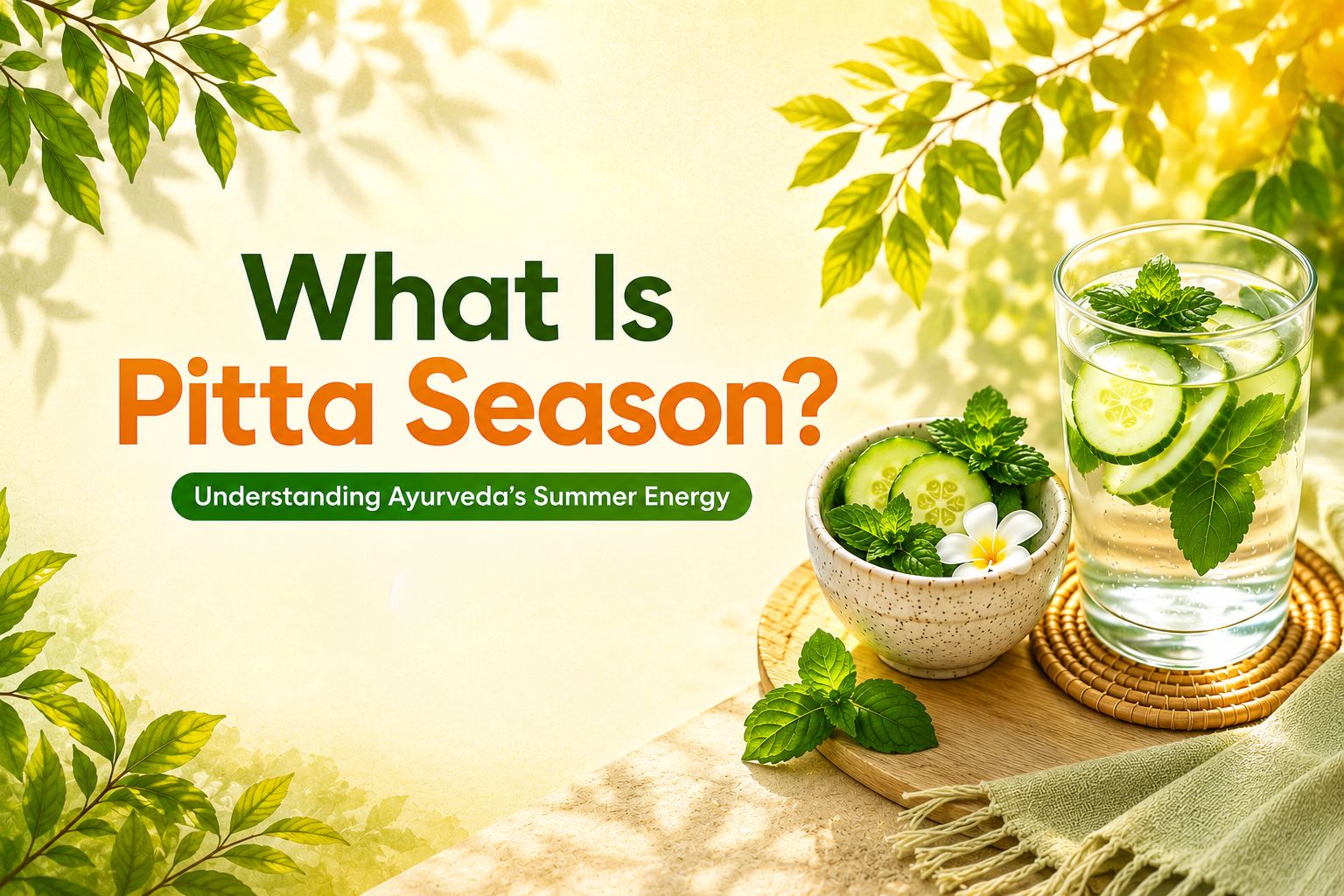 What Is Pitta Season? Understanding Ayurveda's Summer Energy
